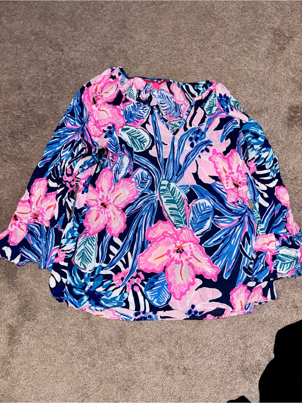 Lily Pulitzer Floral Blouse